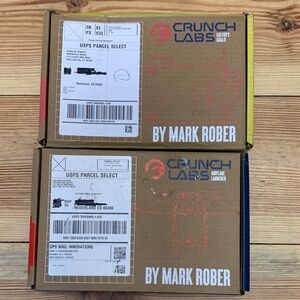 2 Unused Crunch Labs Boxes Galton’s Goalie and Airplane Launcher